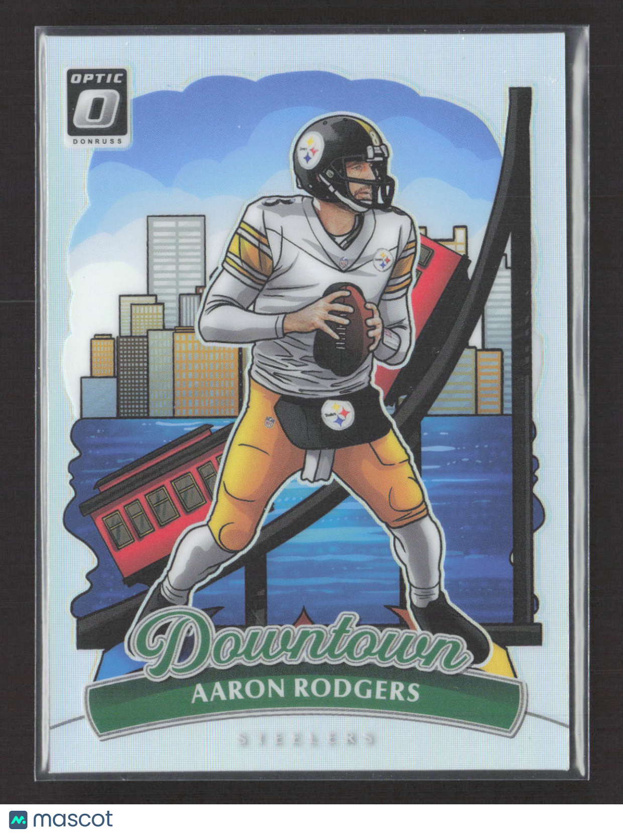 2025 Panini Donruss Optic Downtown Aaron Rodgers #25