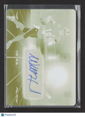 2025 Panini Impeccable Will Howard #RLA-WHD Yellow Printing Plate Auto 1/1