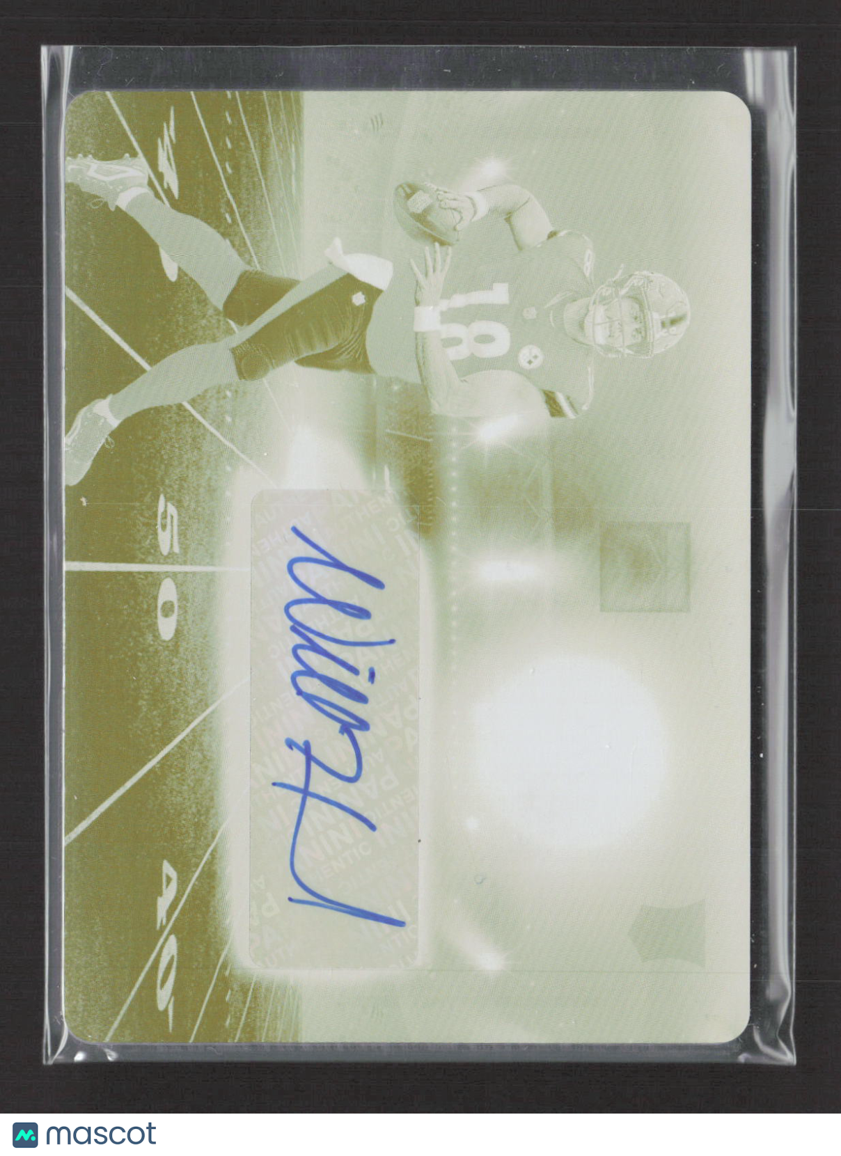 2025 Panini Impeccable Will Howard #RLA-WHD Yellow Printing Plate Auto 1/1