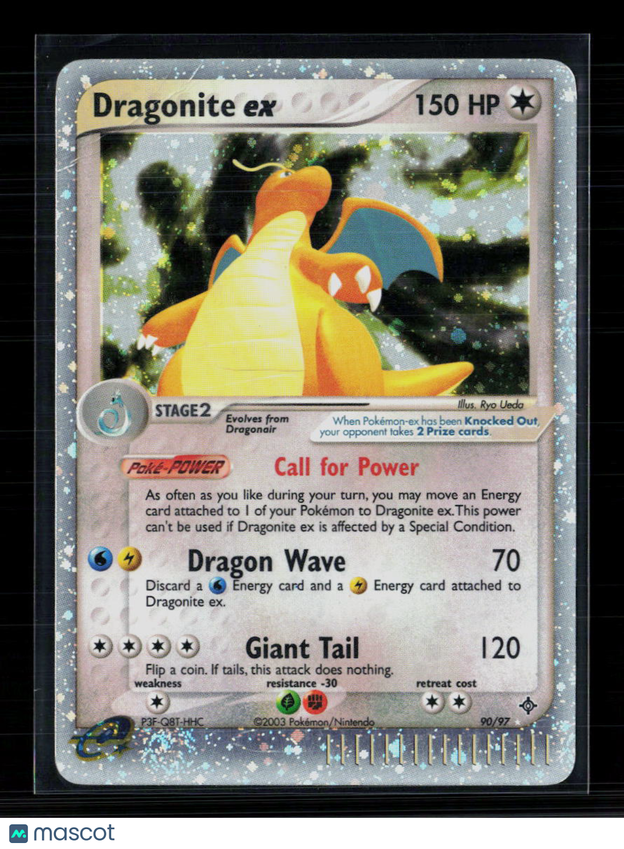 Pokemon 2003 EX Dragon Dragonite EX #90/97