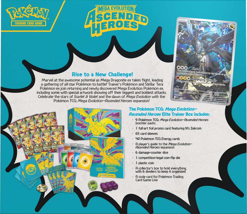 Pokemon - TCG - Ascended Heroes Elite Trainer Box