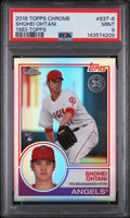2018 Topps Chrome 1983 Topps Shohei Ohtani #83T6 PSA 9