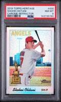 2019 Topps Heritage Chrome Refractor Shohei Ohtani #THC430 /570 PSA 8