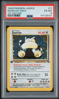 1999 Pokemon Jungle 1st Edition Holo Snorlax #11 PSA 6