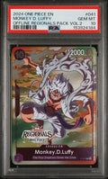 2024 One Piece Promos Offline Regionals Pack Volume 2 Monkey D. Luffy #P-041 PSA 10 153924184