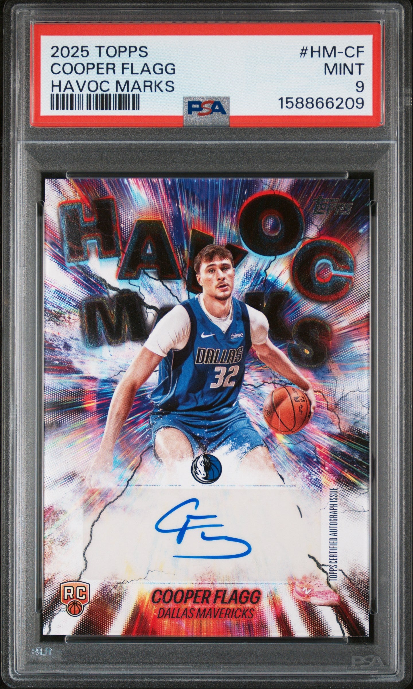 2025 Topps Havoc Marks Cooper Flagg #HMCF PSA 9