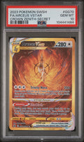 2023 Pokemon Sword and Shield Crown Zenith Galarian Gallery Secret Rare Arceus Vstar #GG70 PSA 10