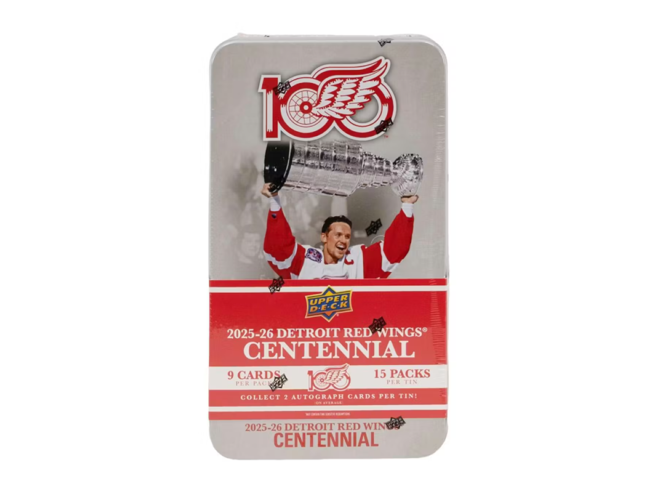 2025-26 Upper Deck Detroit Red Wings Centennial Hockey Hobby Box *Contact Us To Order*