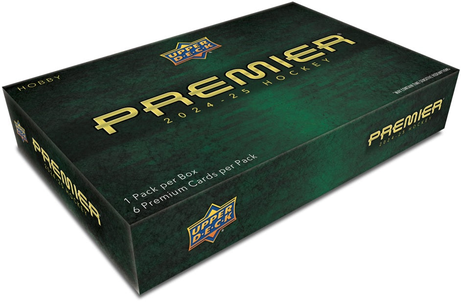 2024-25 Upper Deck Premier Hockey Hobby Box Case (Case of 10 Boxes)