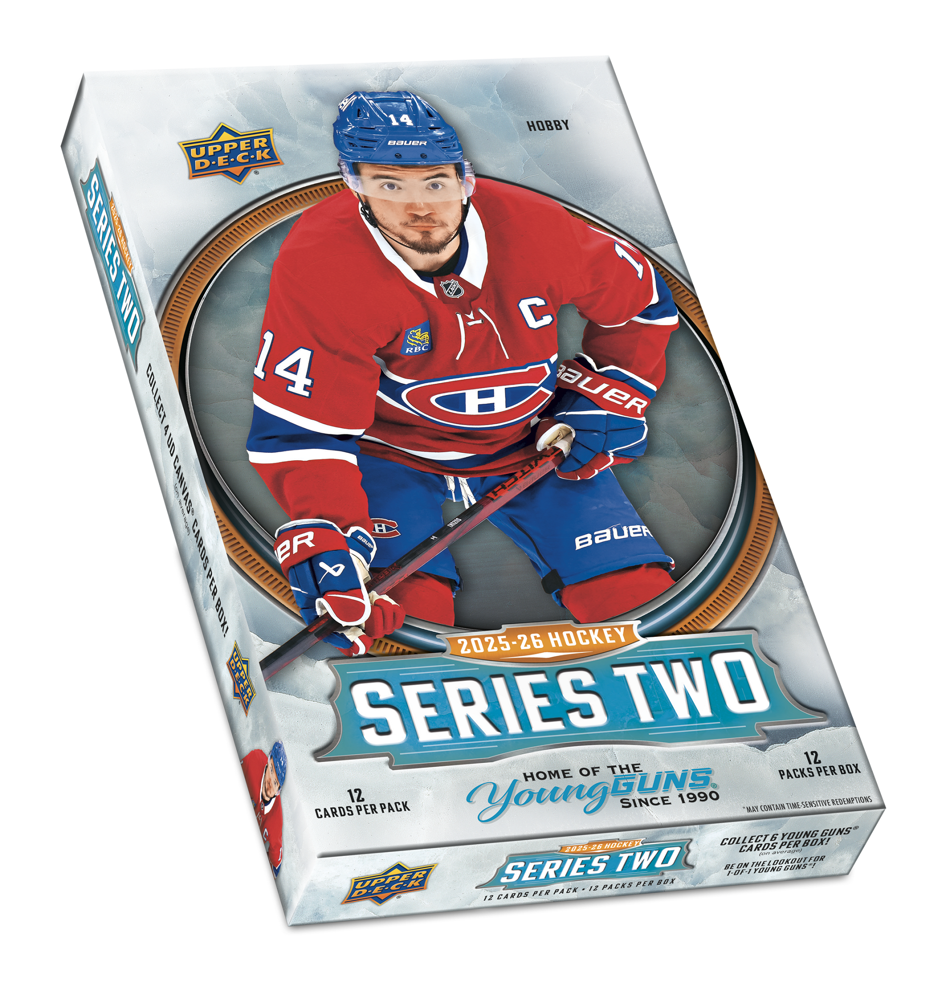 2025-26 Upper Deck Series 2 Hockey Hobby Case (Case of 12 boxes)