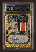 2023 Panini Select Gold Prizm Tyson Bagent #RSM-TBA RC RPA /10 Arena 9.5 Auto 10