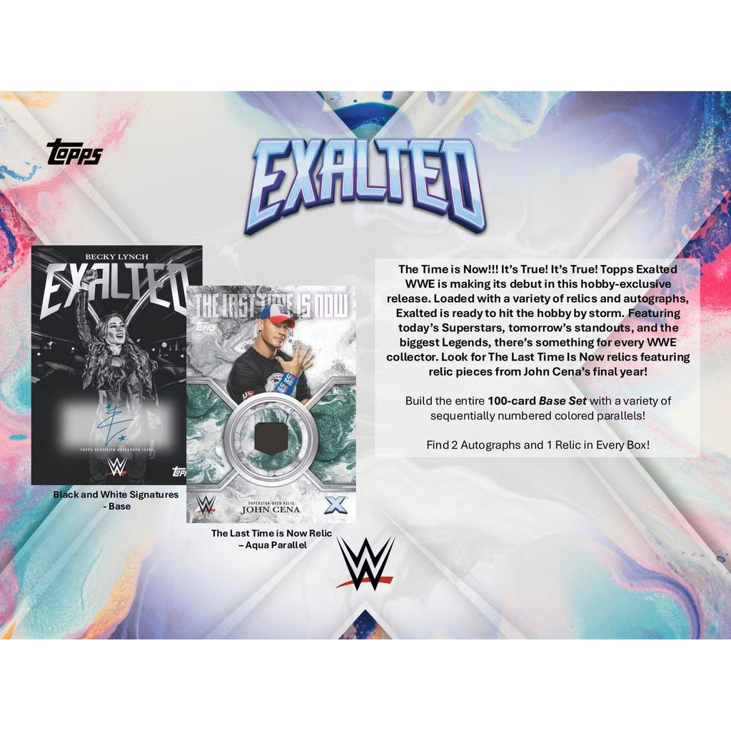 2025 Topps WWE Exalted Hobby Box