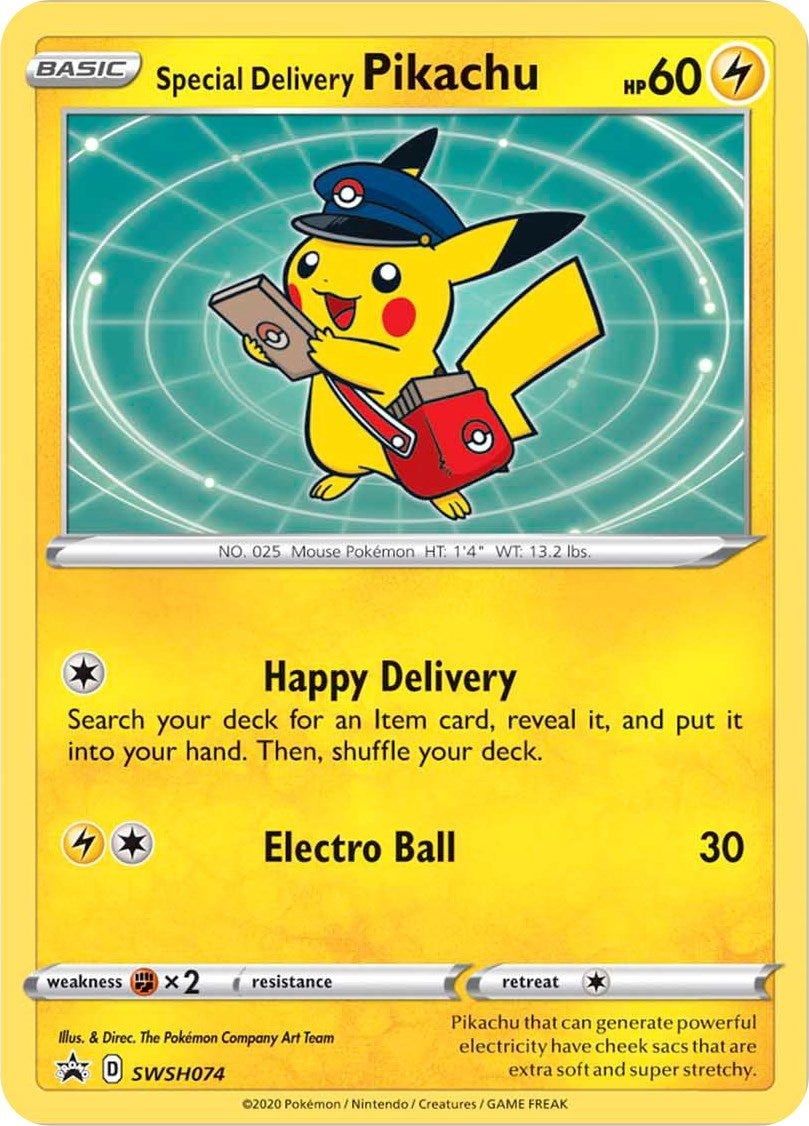 Special Delivery Pikachu - SWSH074 (SWSH074) (SWSD)