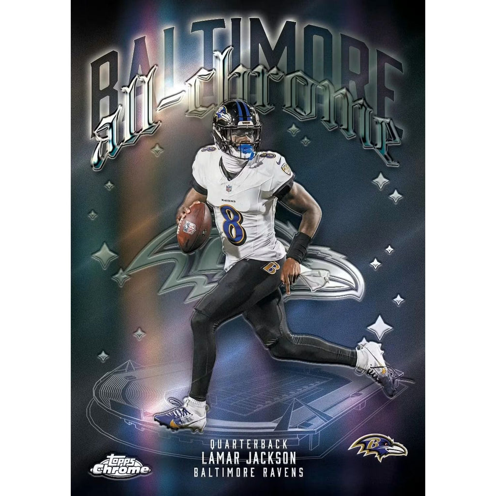 2025 Topps Chrome Football Mega Box