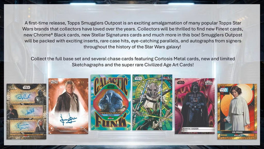 2025 Topps Star Wars Smugglers Outpost Hobby Box