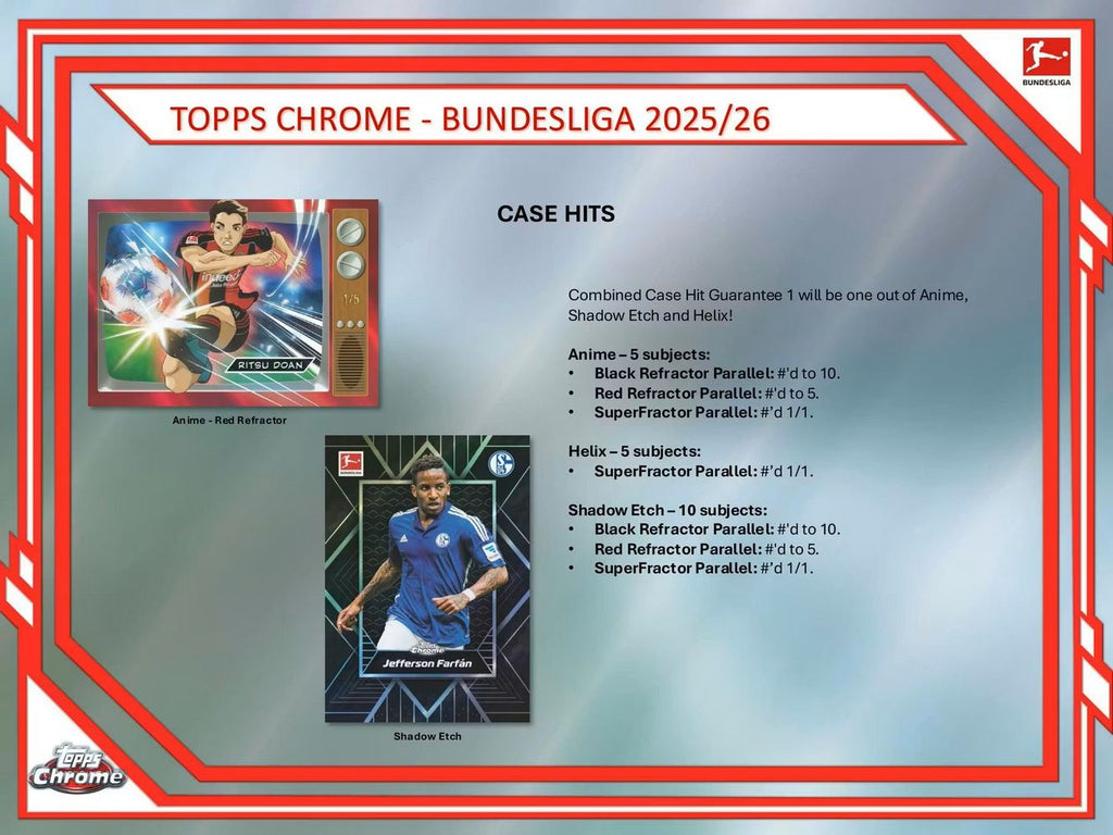 2025-26 Topps Chrome Bundesliga Soccer Hobby Box