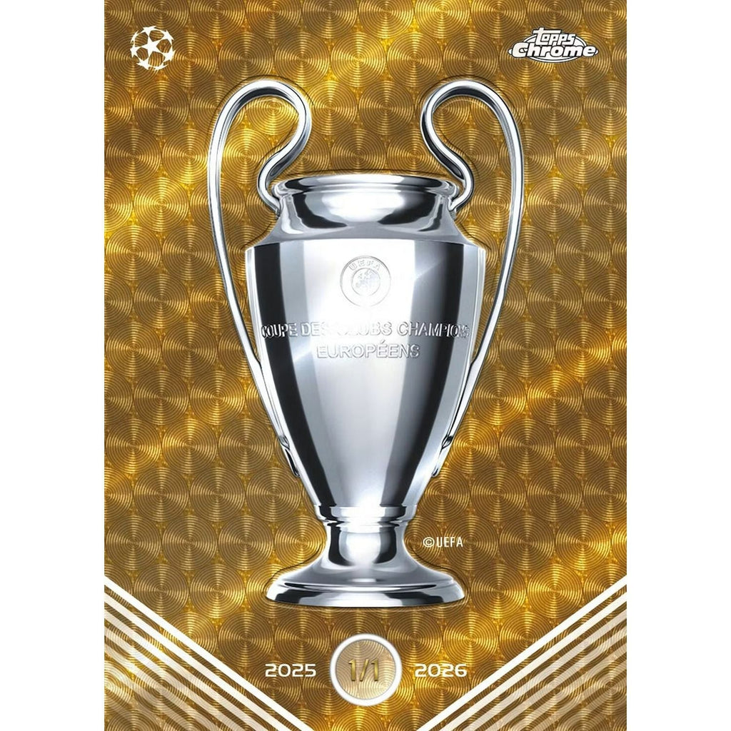 2025-26 Topps Chrome UEFA Club Competitions Soccer Hobby Box
