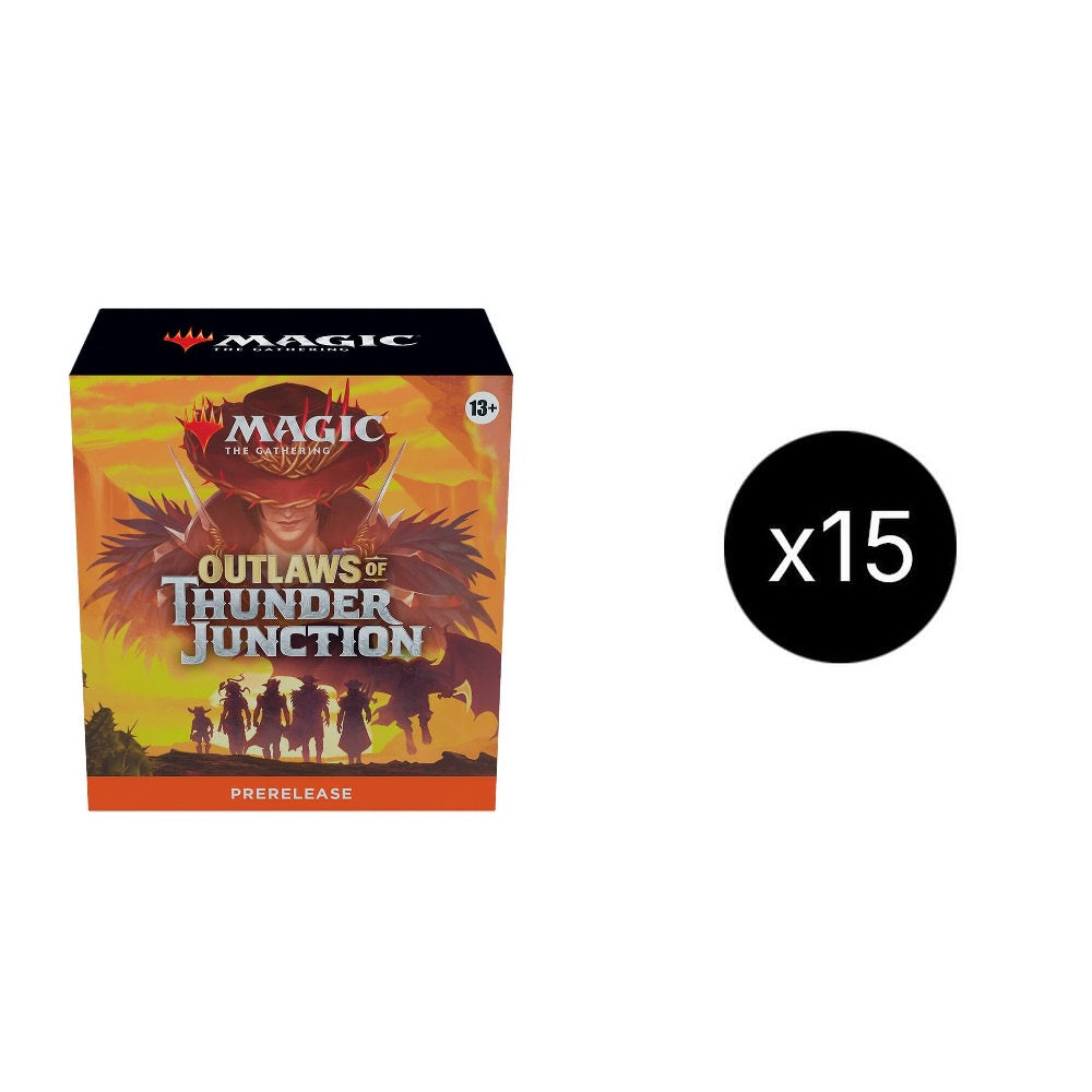Magic the Gathering: Outlaws of Thunder Junction Prerelease Kit Case of 15