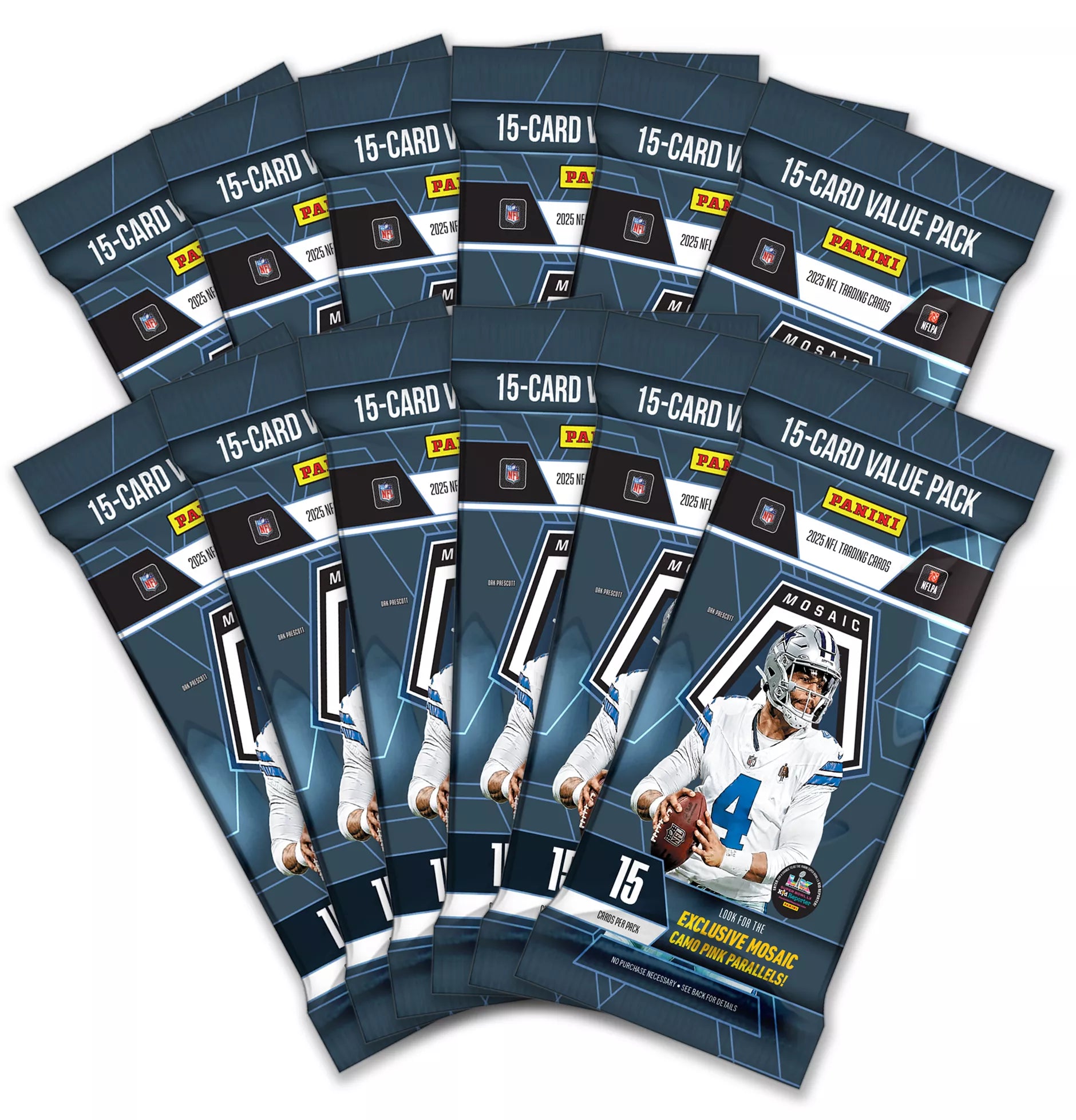 2025 Panini Mosaic Football Fat Pack Display Box