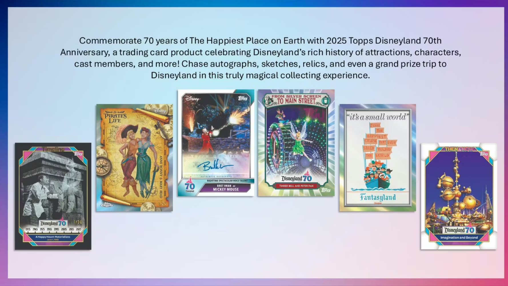 2025 Topps Disneyland Anniversary Hobby Box