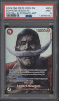 Edward Newgate One Piece Card Game Kingdoms of Intrigue Special Alt Art PSA 9