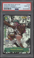 Jewelry Bonney One Piece Card Game OP12 Manga Alternate Art #118 PSA 10