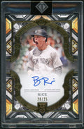 2025 Topps Transcendent Ben Rice Rookie Showcase Auto Autograph #/25