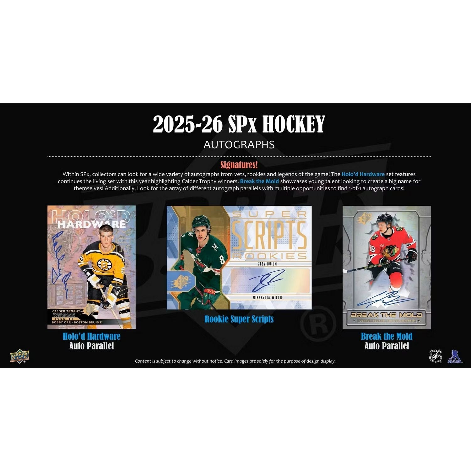 2025-26 Upper Deck SPx Hockey Hobby Box *Contact Us To Order*