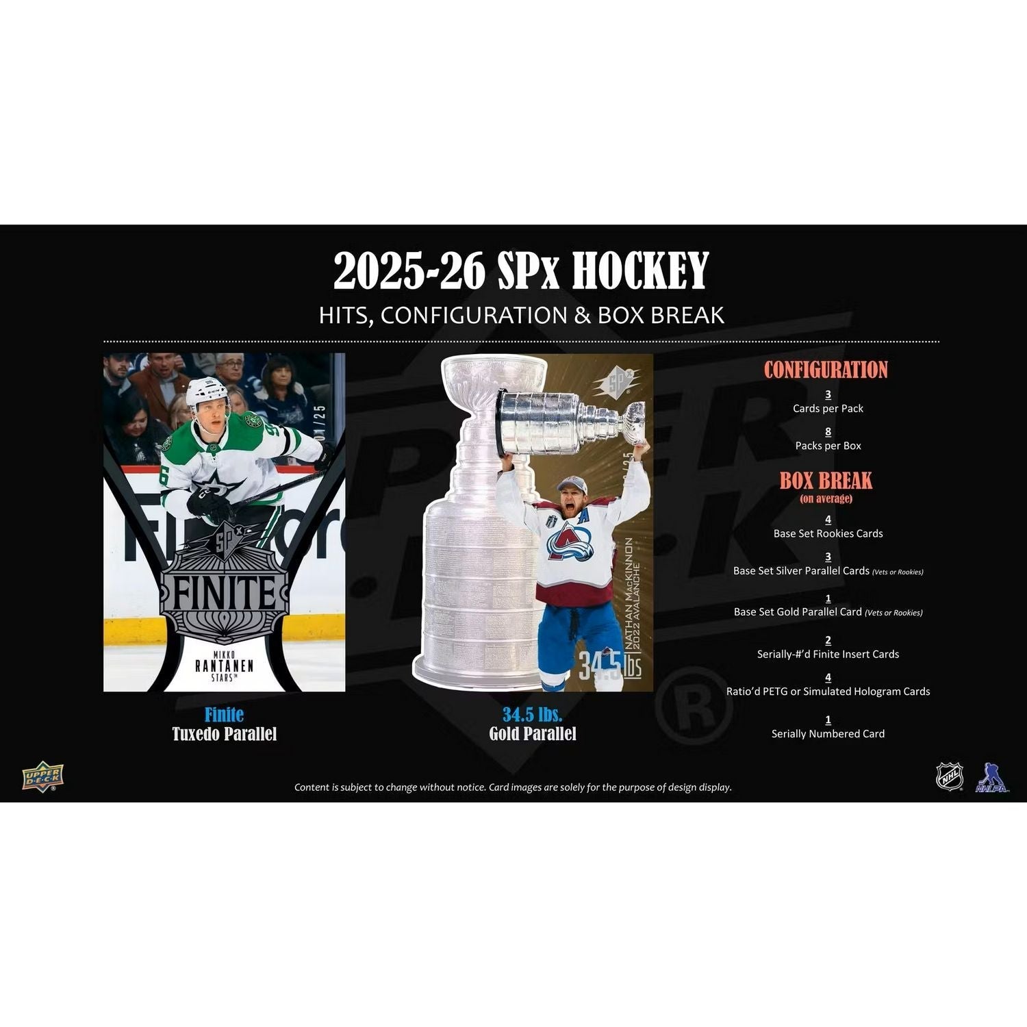 2025-26 Upper Deck SPx Hockey Hobby Box *Contact Us To Order*
