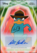 2026 Topps Chrome Disney CNA-DBB Perry the Platypus Red Auto 1/5