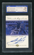 2000 Upper Deck Ultimate Collection JR-G Jalen Rose Ultimate Signatures Gold SGC 92 NM/MT+ Pacers Auto
