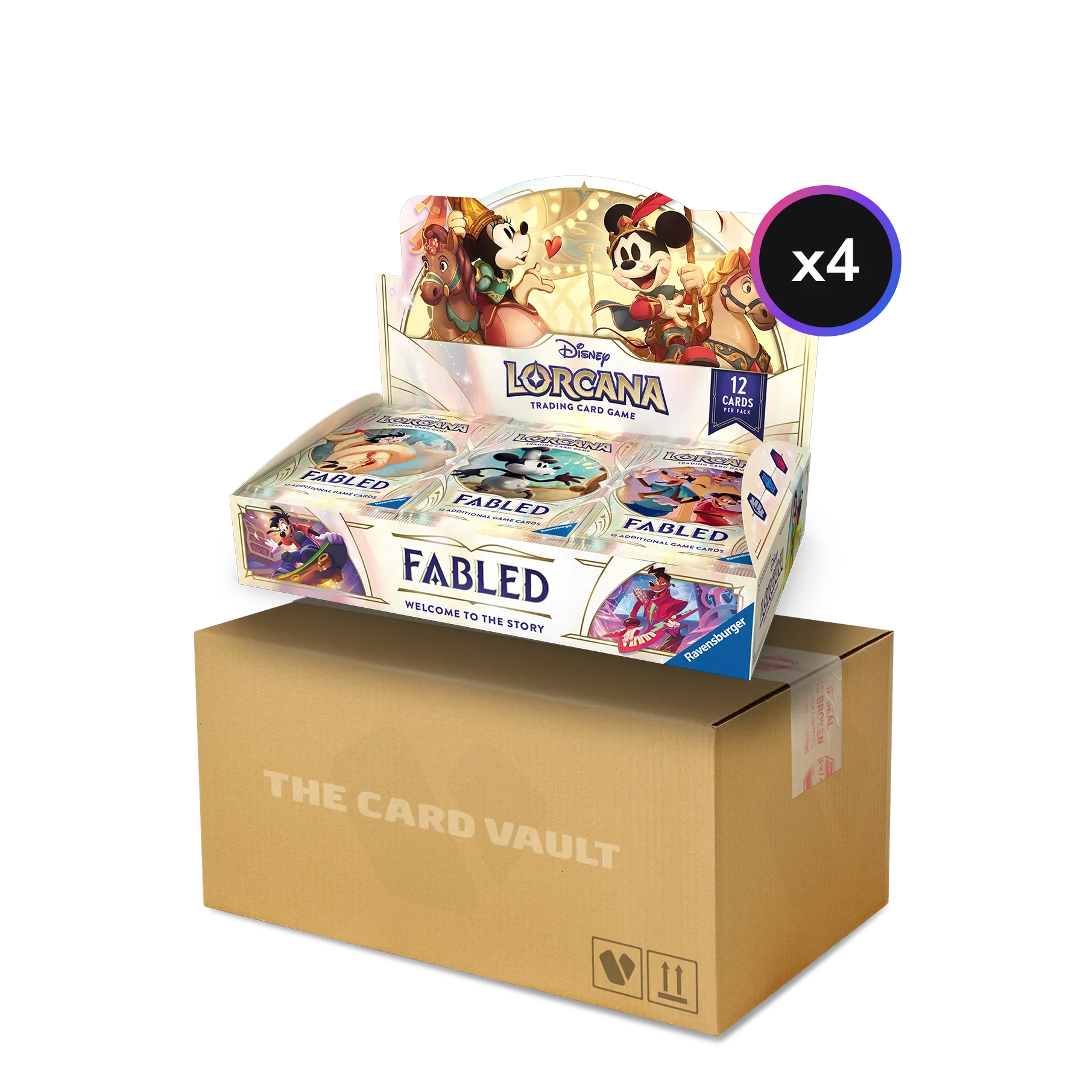 Disney - Lorcana TCG - Fabled - Display Case (4x Booster Boxes)
