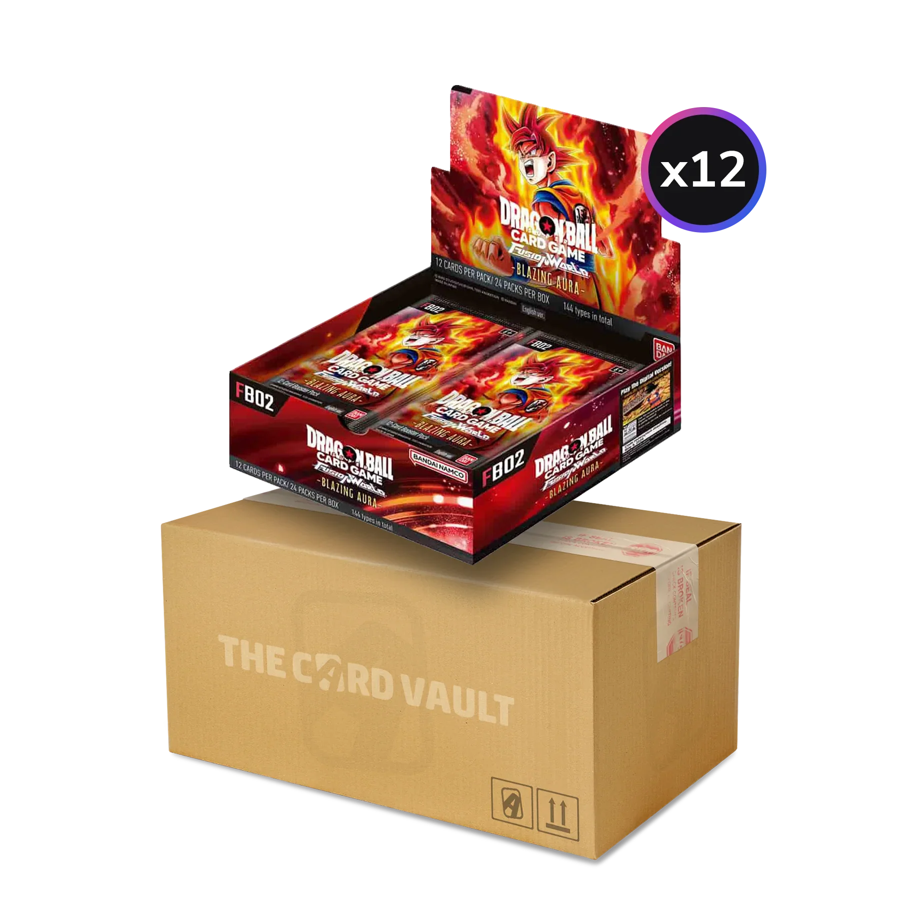 Dragon Ball Super CG Fusion World - Blazing Aura (FB02) - Display Case (12x Booster Boxes)