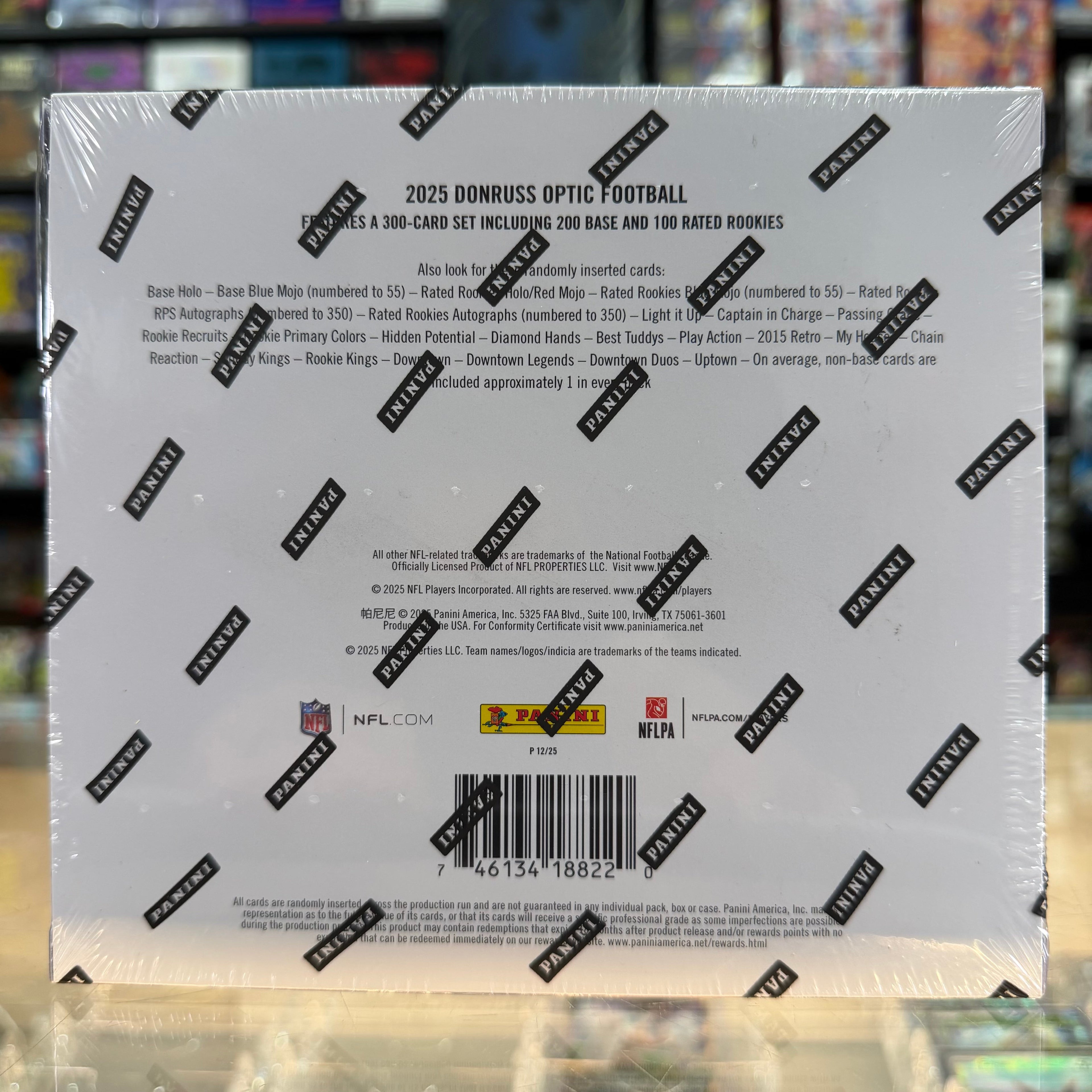 2025 Donruss Optic H2 Hybrid Football Hobby Mega Box