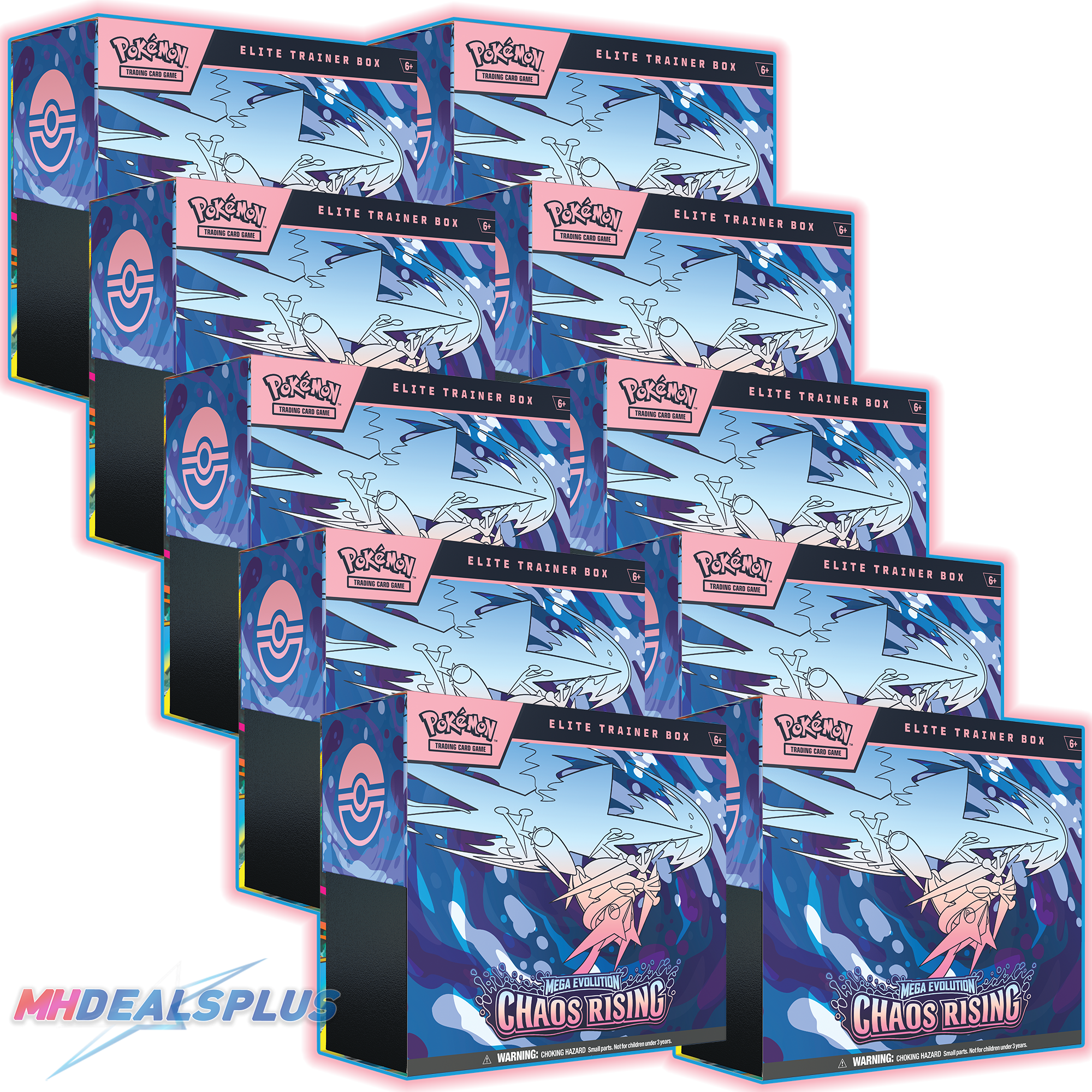 Pokemon Chaos Rising Elite Trainer Box Sealed Case