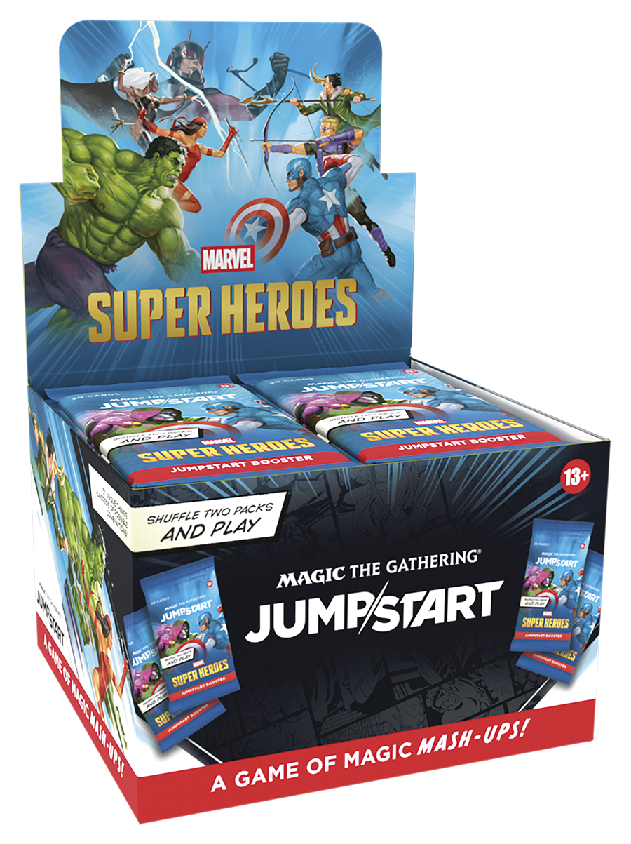 Magic The Gathering: Marvel Super Heroes - Jumpstart Booster Display *Pre-Order*