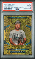 Luka Doncic 2024 Panini Obsidian Electric Etch Gold Flood #'d 01/10 PSA 9