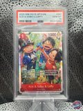 Ace & Sabo & Luffy - Carrying On His Will - One Piece Card (PSA 10)