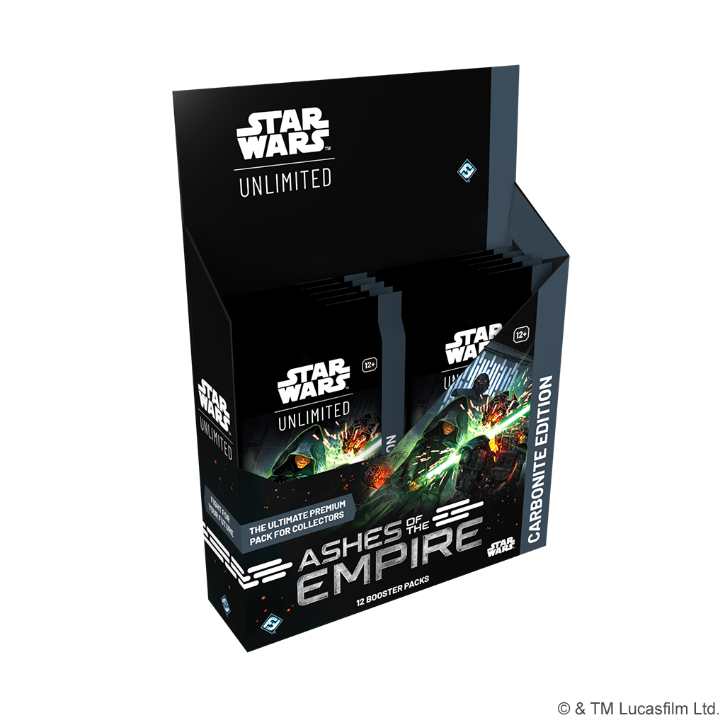 Star Wars: Unlimited - Ashes of the Empire - Carbonite Booster Box (12x Packs)