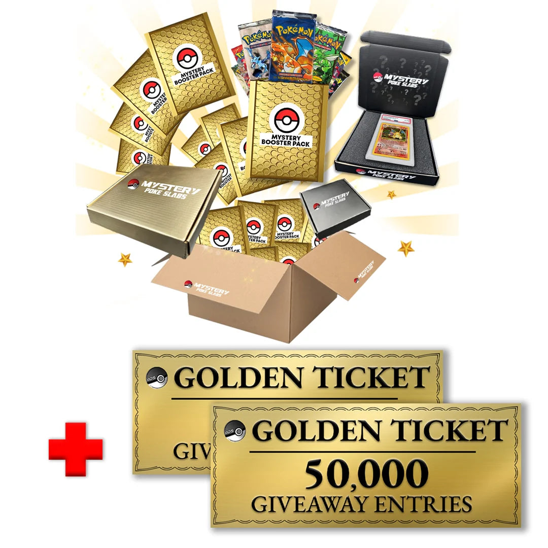 Premium Pokémon Mystery Box and Two Golden Tickets