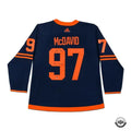 Upper Deck Authenticated - Connor McDavid Autographed & Inscribed Authentic Navy Adidas Edmonton Oilers Alternate Jersey