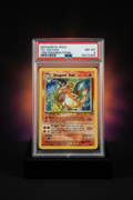 DRAGONITE-HOLO 1ST EDITION 1999 POKEMON FOSSIL PSA NM-MT 8