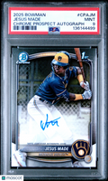 2025 Bowman Chrome Prospect Autographs Jesus Made #CPAJM PSA 9 Auto
