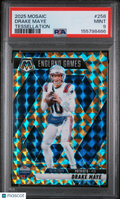 2025 Panini Mosaic Drake Maye #258 Tessellation /15 PSA 9