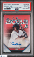 2022 Bowman Draft Class Of 2022 Brooks Lee #C22ABL Red Refractor PSA 10 Auto /5
