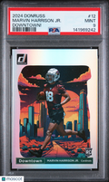 2024 Panini Donruss Downtown! Marvin Harrison JR. #12 PSA 9