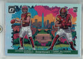 Jayden Daniels / Terry McLaurin 2024 Panini Donruss Optic Dual Downtown