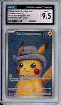 Pokemon Graded: Pikachu with Grey Felt Hat #85 Pokemon x Van Gogh Black Star Promo (2023) CGC 9.5