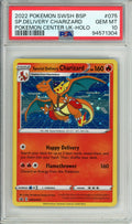 Pokemon Graded: Special Delivery Charizard #SWSH075 Pokemon Center UK Promo (2022) Holo PSA 10