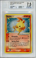 Pokemon Graded: Torchic Gold Star 108/109 EX Team Rocket Returns (2004) Holo Beckett 7.5